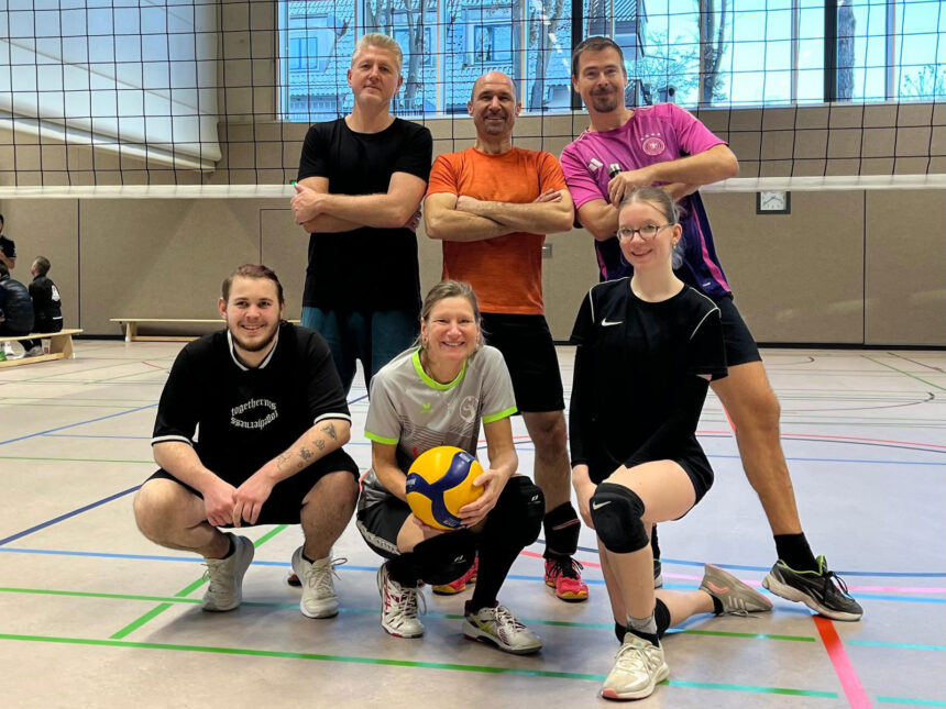 Mannschaft Mosaik scw volleyball
