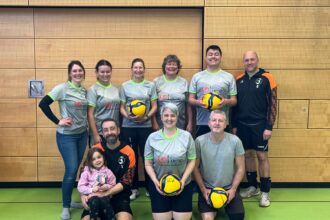 Volleyball Spieltag 8.2.26 Gruppenfoto