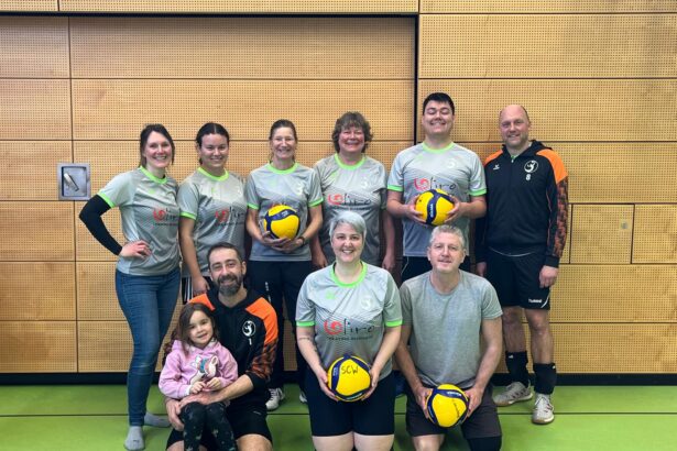 Volleyball Spieltag 8.2.26 Gruppenfoto